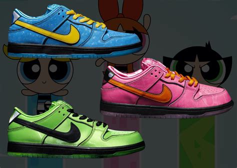 nike dunks powerpuff girl|powerpuff girls sb dunks price.